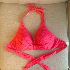 Hot Pink Supportive Bikini Top